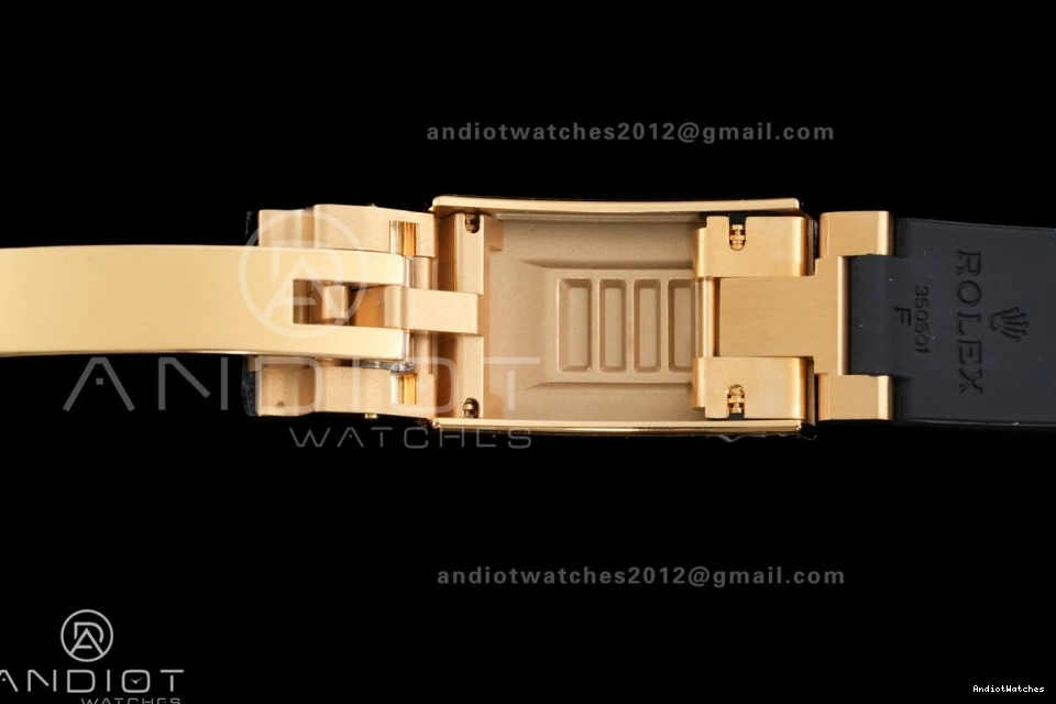 Gold VSF 804 Daytona Marker Weight Black Best Snug Gain Black Dial 1:1 DD Stick Sub-dial Oyster-flex Rim Edition 126518 on Strap 0308